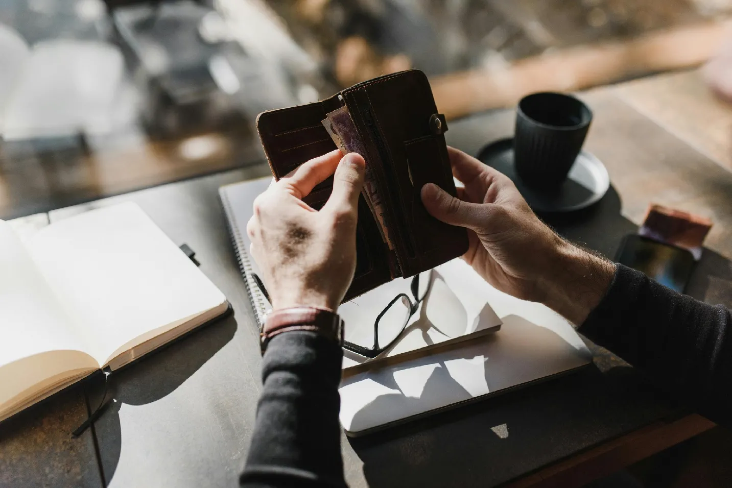 elegancki portfel męski