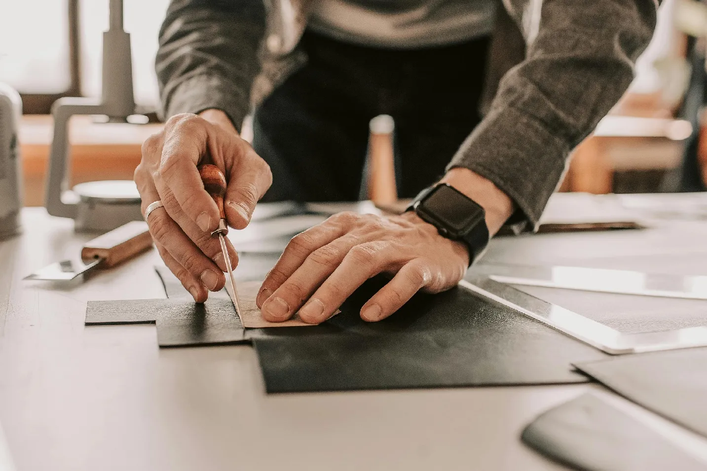 portfel ze skóry naturalnej