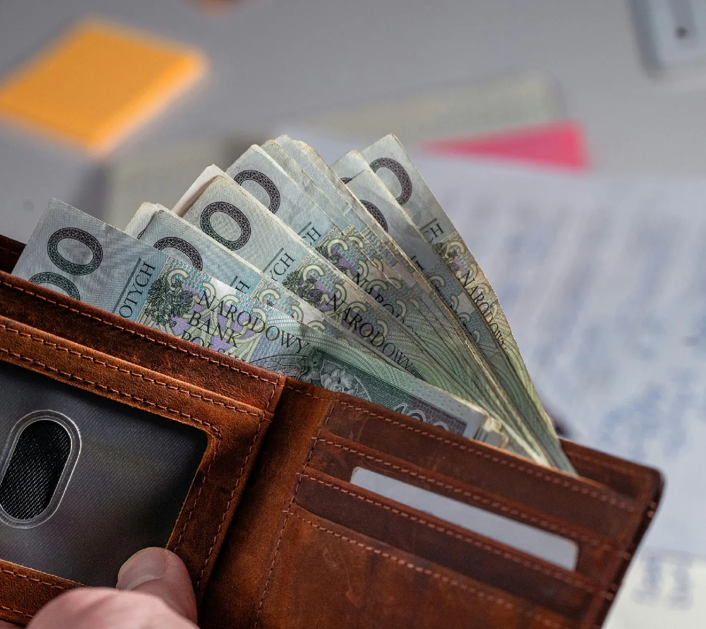 portfel męski ze skóry naturalnej