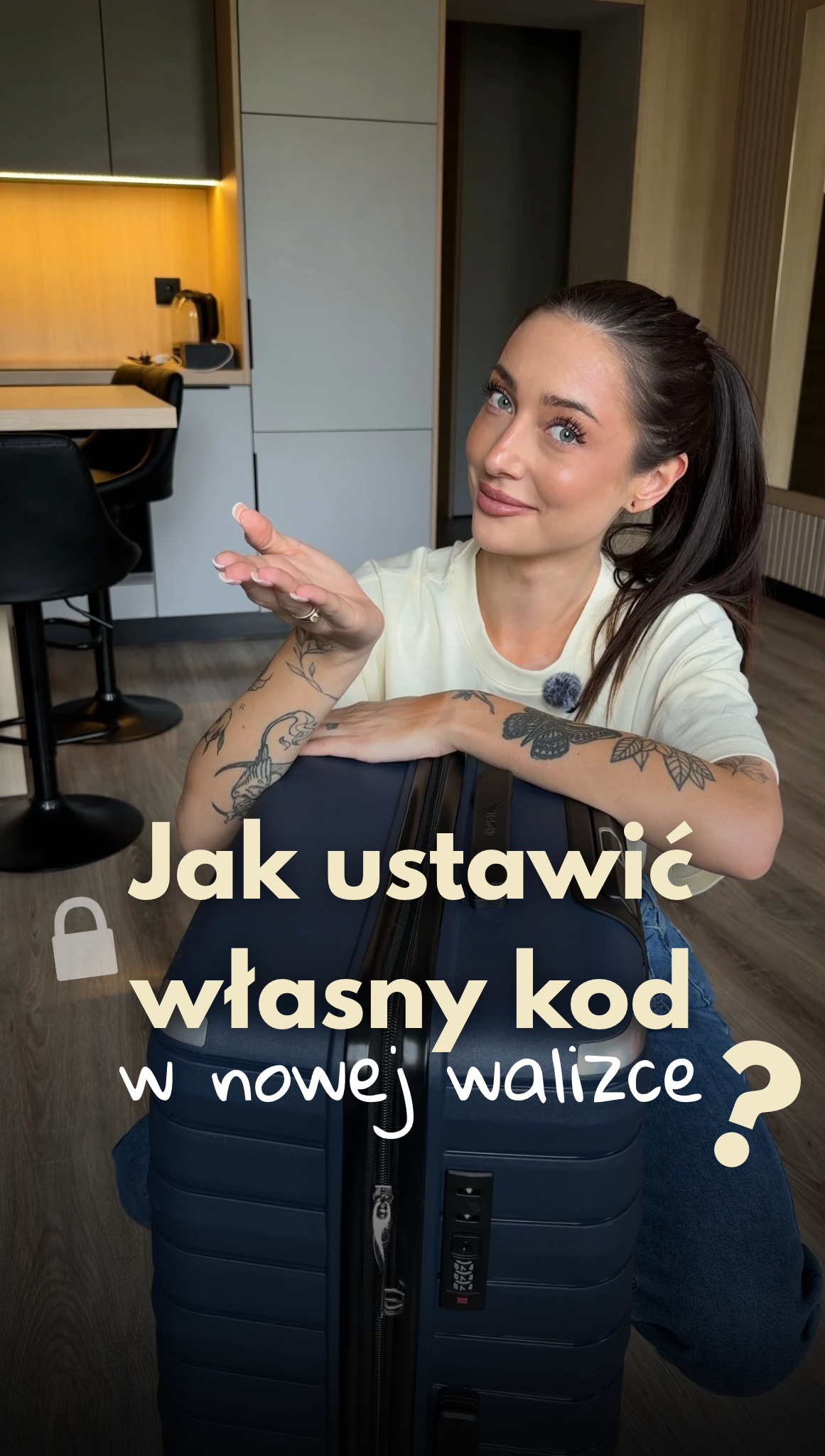 Jak ustawić własny kod w walizce