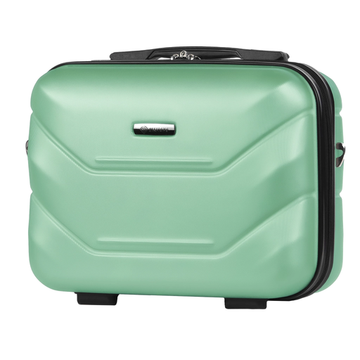 Kuferek Podróżny Na Kosmetyki z ABS-u Miętowy