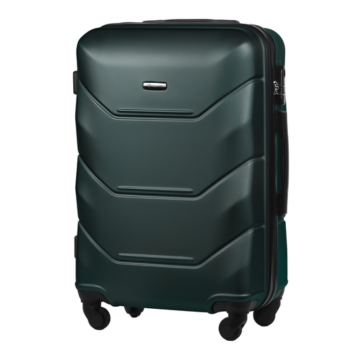 Walizka Średnia Twarda z ABS-u Zielona