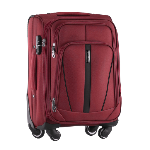 Walizka Kabinowa Miękka z Codury Czerwona