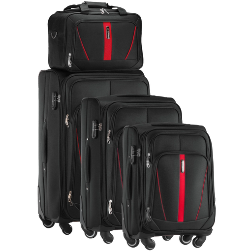 Zestaw Walizek i Torba z Codury Czarny