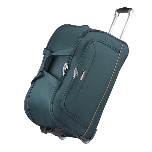 Torba Podr&oacute;żna Średnia Na K&oacute;łkach Zielona