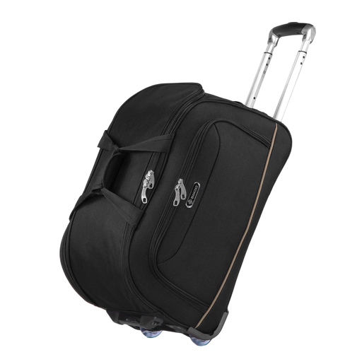 Torba Podr&oacute;żna Mała Na K&oacute;łkach Czarna