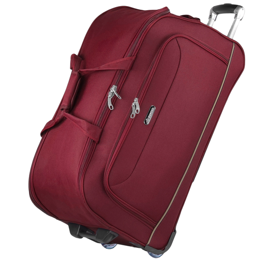 Torba Podr&oacute;żna Bardzo Duża Na K&oacute;łkach Czerwona