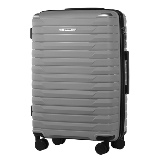 Walizka Średnia z Polipropylenu Srebrna